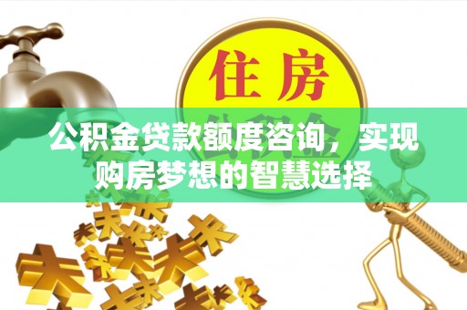 松桃公积金贷款额度咨询，实现购房梦想的智慧选择