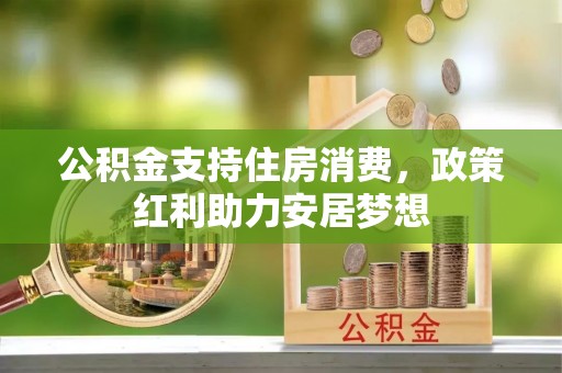松桃公积金支持住房消费，政策红利助力安居梦想