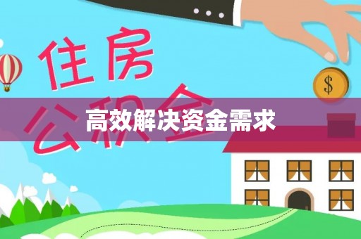 松桃高效解决资金需求