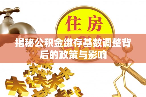 松桃揭秘公积金缴存基数调整背后的政策与影响