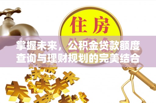松桃掌握未来，公积金贷款额度查询与理财规划的完美结合