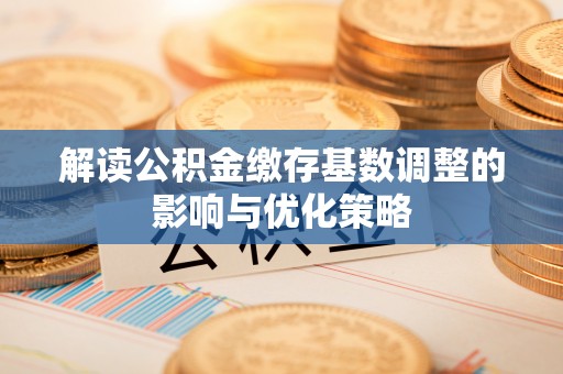 松桃解读公积金缴存基数调整的影响与优化策略