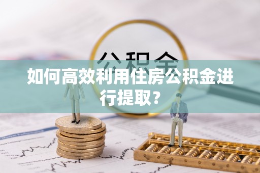 松桃如何高效利用住房公积金进行提取？