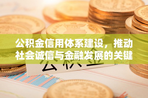 松桃公积金信用体系建设，推动社会诚信与金融发展的关键桥梁